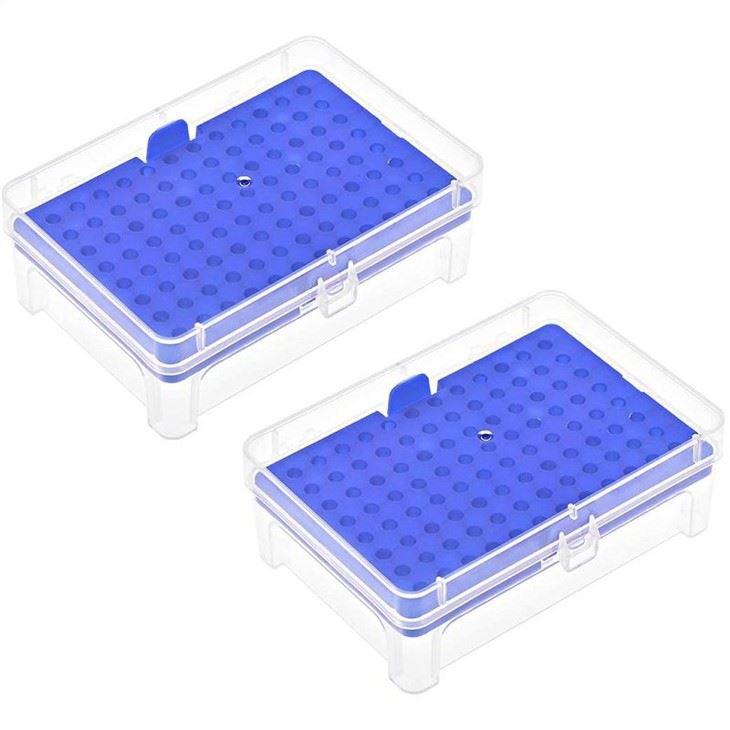 China Customized 96 Well Recycling Durable Plastic Pipette Tip Rack Box