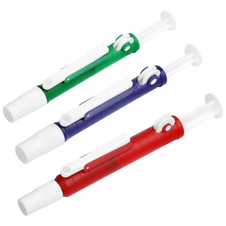 Red Green blue Pipette Pump
