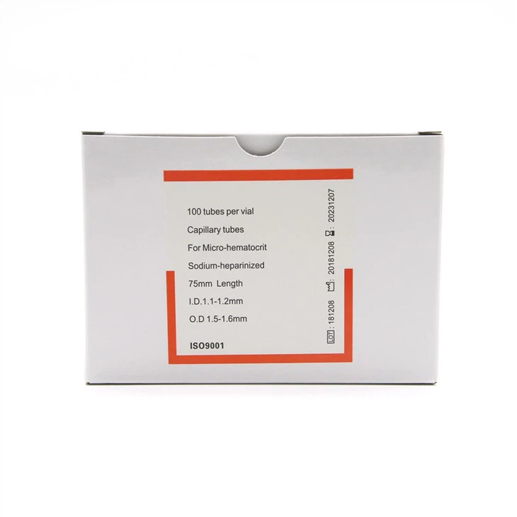 Glass Red Micro Hematocrit Capillary Tube