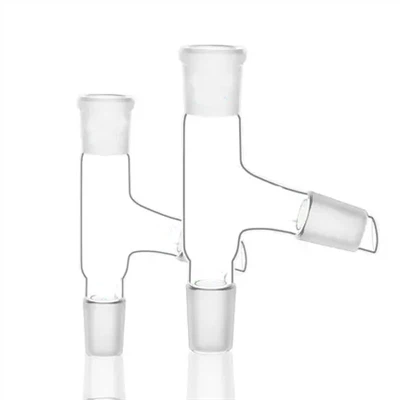 High Quality Lab Glassware Glass Short Path Distilling Head With Separate Condenser Glass Distillation Head 24/29 29/32