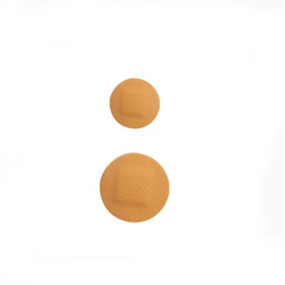 Medical Skin Color First Aid Round Strip PE Adhesive Bandage