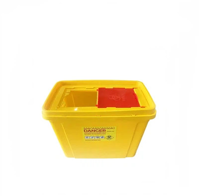 Sharp Container Disposable Medical 5 Quarts Square Shape Sharp Container
